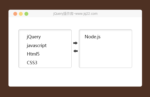 Jquery实现角色左右选择特效