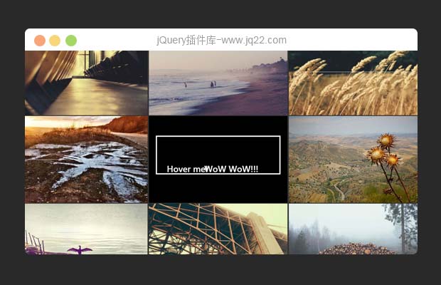 9种CSS3 blend模式制作的鼠标滑过图片标题特效