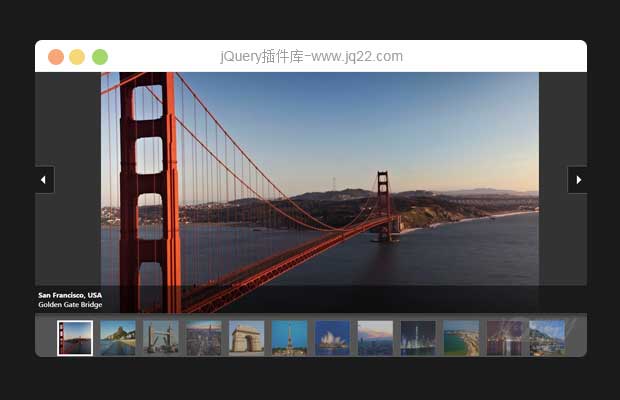 jQuery带缩略图响应式轮播图插件PgwSlideshow