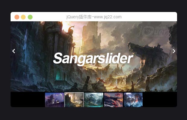jQuery支持触摸屏响应式轮播图插件Sangarslider