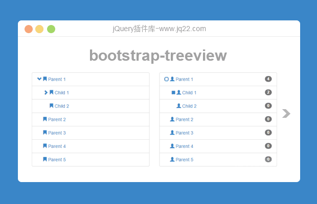 jQuery多级列表树插件bootstrap-treeview