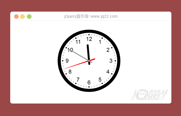 Canvas时钟插件clock-canvas.js