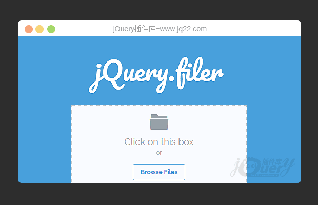 jQuery HTML5文件上传美化插件jQuery.filer