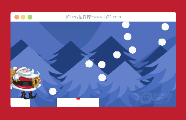 HTML5圣诞老人过桥移动端游戏