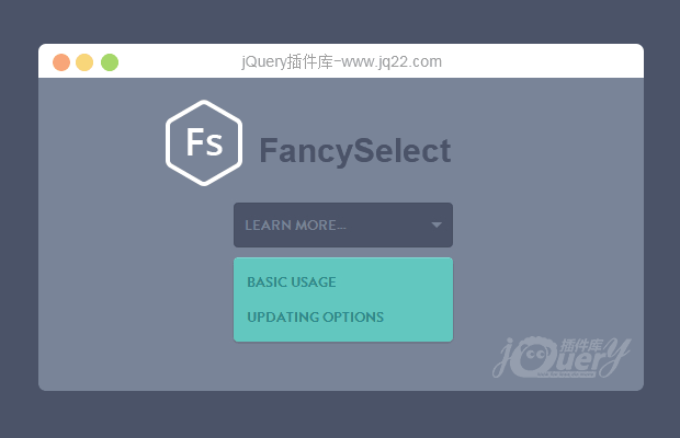 jQuery选择框插件FancySelect