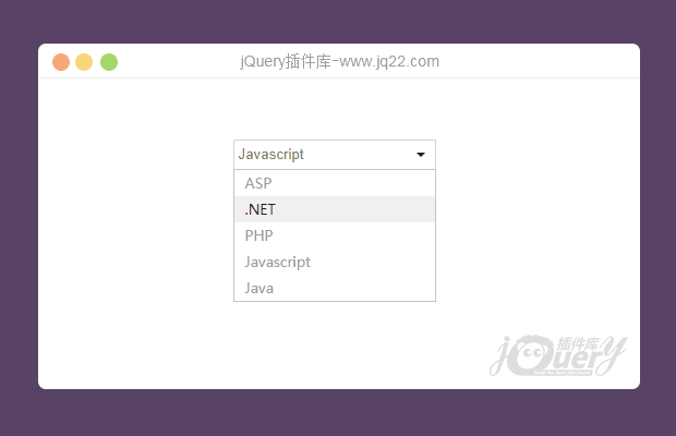 jQuery自定义下拉框插件dropdown.js