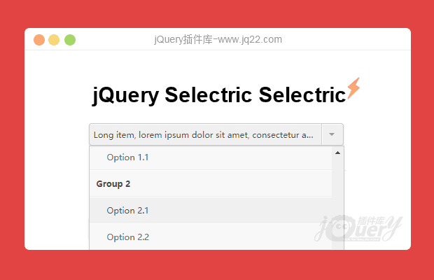 好用的自定义select下拉插件jQuery Selectric