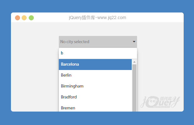 jQuery下拉框可搜索插件Selectivity.js