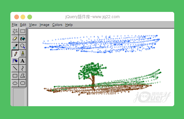 js模拟windows画图板