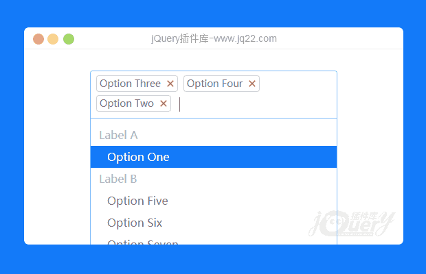 jQuery自定义selects输入框