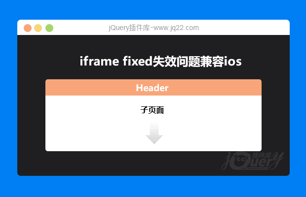 iframe fixed失效问题兼容ios