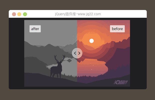 Beer Slider一款轻量级的图片对比插件