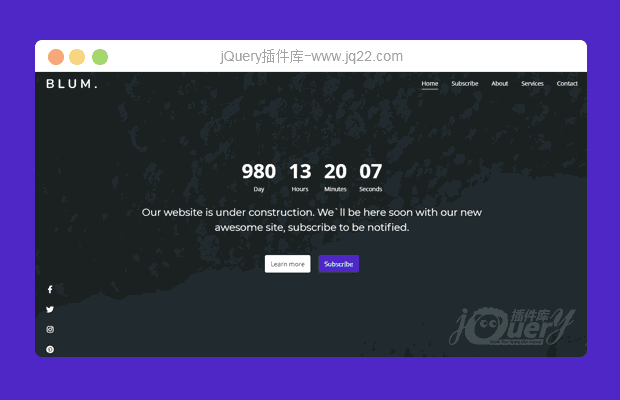 jQuery Bootstrap响应式全屏单页网站模板