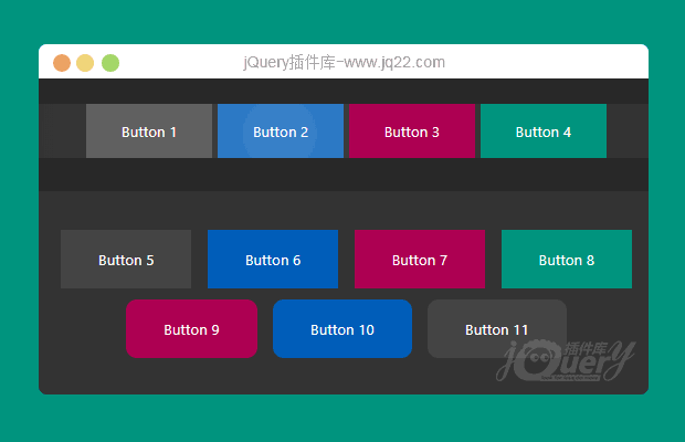 js和css3带反光特效的按钮插件