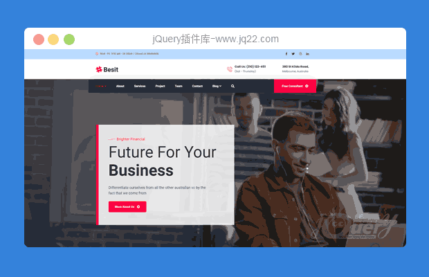jquery bootstraps响应式多用途企业公司类网站模板