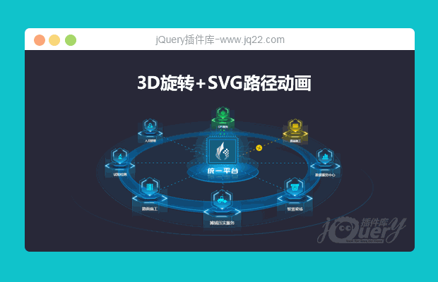 3D旋转+SVG路径动画