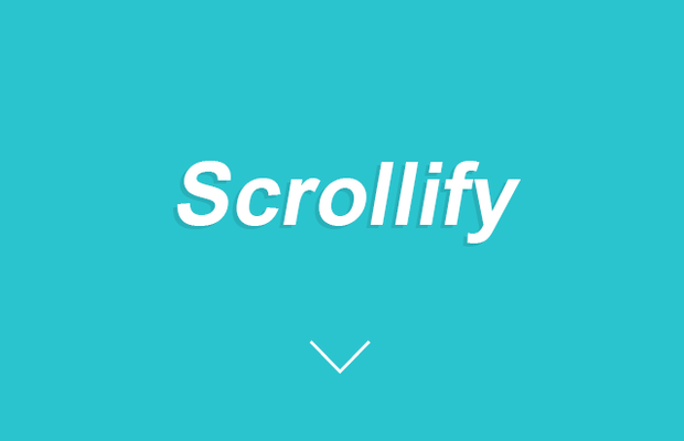 jquery整屏滚动插件Scrollify