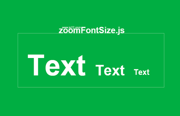 jQuery字体缩放缩放插件zoomFontSize.js