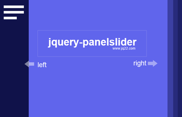 侧面板滑块插件jquery-panelslider