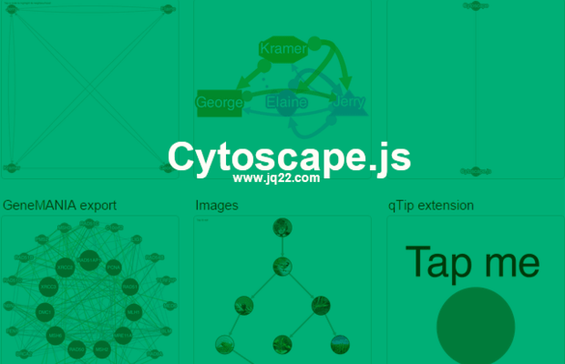 可视化的交互图形库Cytoscape.js