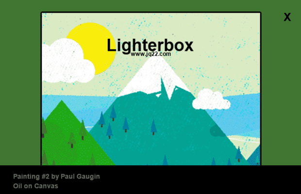 轻量级jQuery画廊插件Lighterbox