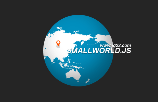 jQuery生成小的世界地图插件SmallWorld.js