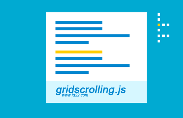 gridscrolling.js - HTML5文章布局和导航