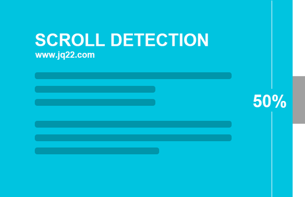 jquery检测滚动距离插件Scroll Detection