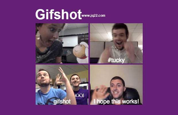 创建gif动画插件Gifshot