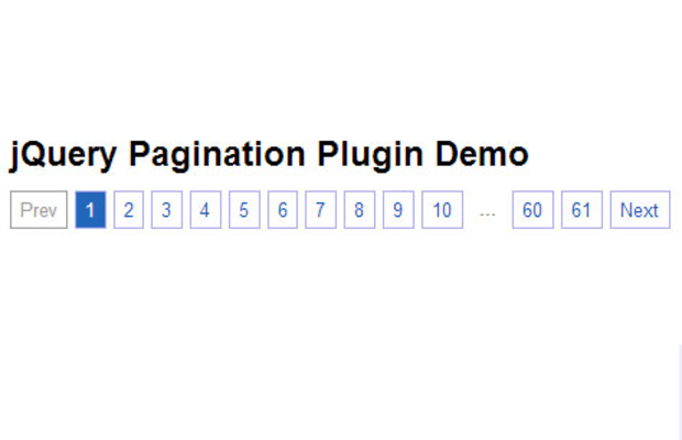 好看的分页插件-JQUERY PAGINATION PLUGIN