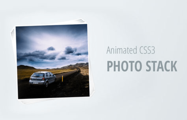 不一样的层叠照片动画-ANIMATED CSS3 PHOTO STACK