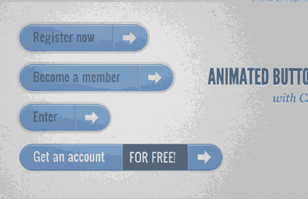 CSS3打造的漂亮的动画按钮-ANIMATED BUTTONS