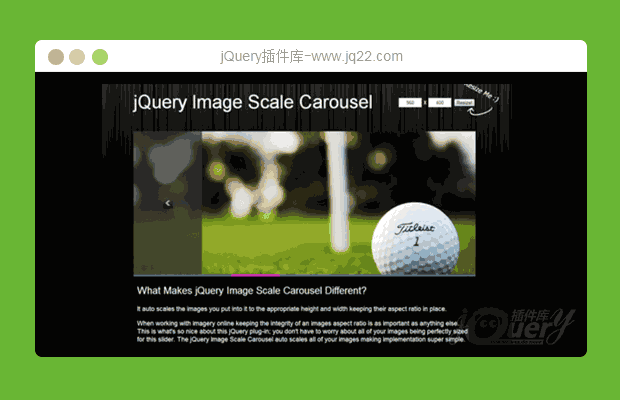 可缩放滑动幻灯片-JQUERY IMAGE SCALE CAROUSEL