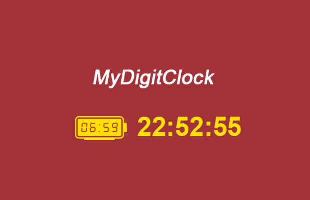 jQuery数字钟,MyDigitClock