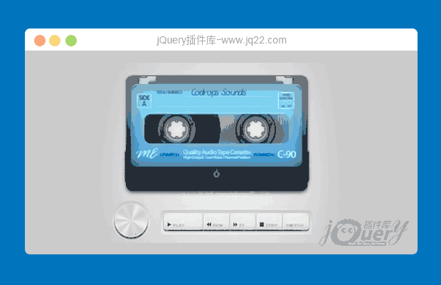 HTML5磁带音乐播放器-CASSETTE PLAYER