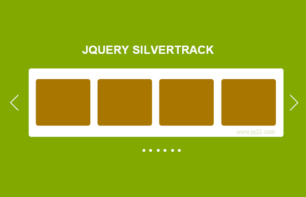 jQuery滑动旋转木马插件silvertrack